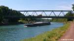 Frachtschiff REMONSI auf dem Lippe-Seiten-Kanal bei Dorsten am 18.08.2012.