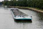 GMS AVELIE ENI:0232442 L.135 m B.11,45 m T.3555 Flagge Niederlande auf dem WDK zu Berg am 06.06.2024 an der Schleuse Datteln.