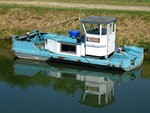 kleines Schubschiff  Vauban  auf dem Colmar-Kanal, Juli 2016