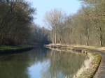 Frankreich, Elsass-Lothringen, Saarkanal (vormals Saar-Kohle-Kanal), zwischen der Mndung in den Rhein-Marne-Kanal zwischen Gondrexange und Rchy-le-Chteau und der Schleuse 1 des Saarkanals sdlich von Diane-Capelle, 05.03.2011 