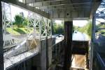 Der Hydraulikstempel des Nordbehlters der Kirfield Lift Lock; 30.08.2008