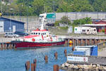 SAR-Boot L.W.DAM am 05.06.2022 im Hafen von Gedser / Dänemark