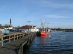 Der Hafen von Schaprode am 17.November 2013.