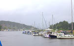 Regenstimmung im Hafen Seedorf. 25.07.2017 09:34 Uhr.