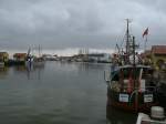 Der Hafen von Freest gelegen am Peenestrom zwischen Wolgast und Greifswald am 13.April 2013.