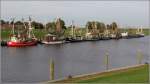 Kutter im Hafen von Greetsiel. 
18.10.2014