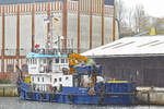 NOORSUPPLY (IMO: 8741868) am 12.11.2020 im Hafen von Neustadt / Holstein