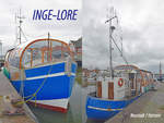 Kutter INGE-LORE am 07.01.2021 im Hafen von Neustadt/Holstein