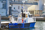 Polizeiboot WARDER am 20.4.2021 in Heilgenhafen (Ostsee)