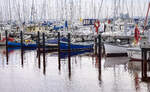 Der Yachthafen in Maasholm an der Schlei.