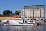 SAR-Boot der DGzRS FELIX SAND am 15.07.2023 im Hafen von Neustadt / Holstein