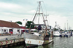 Fischereifahrzeug SO 7 im Hafen von Niendorf / Ostsee.