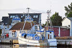 Fischereiboot SO 3 am 21.08.2022 im Hafen von Niendorf / Ostsee