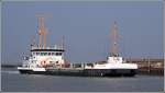 Der Hopperbagger SEEKRABBE gehrt der Niedersachsen Ports GmbH und wird z.B. fr das Ausbaggern der Fahrrinnen zu den Ostfriesischen Inseln eingesetzt. Hier kehrt er am 31.03.2007 in seinen Heimathafen Norddeich zurck.