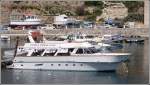 Die GOZO PRINCESS wird fr Ausflugsfahrten von Gozo aus eingesetzt. Hier liegt sie am 27.03.2009 im Hafen von Mgarr auf Gozo.