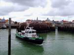 PILOT2  PIETER-DECONINCK  (L=22,7; B=5,54mtr; Speed=14kn; Baujahr 1993) startet im Hafen von Vlissingen zum nchsten Einsatz;110830