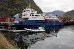 Die 1969 gebaute GUDVANGEN (IMO 6924313) liegt am 27.09.2012 in Flam. Sie ist 45 m lang, 11 m breit und bietet bis zu 334 Passagieren Platz. Heimathafen ist Floro (Norwegen).