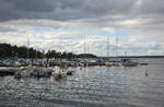 Der Freizeit Hafen am Halgasjön nördlich von Växjö.