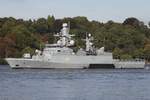 Korvette F265 KÖLN; Eigner/Betreiber: Bundeswehr (Marine); Datum: 19.09.2025; Aufnahmeort: Elbe/Hafen Hamburg, Deutschland.