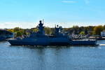 F 265 (K�ln) , Korvette , Baujahr 2022 ,  89,12 x  13,28 m , 29.04.2026 , Rostock-Warnem�nde