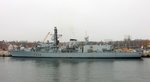 NATO Schiff F234 HMS Iron Duke am 18.03.16 in Rostock