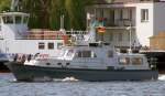 Marinebarkasse B-33(ex Volksmarine) am 10.04.07 in Warnemnde