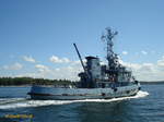 Y 1658 DRANSKE am 22.6.2009, Kieler Förde /    Weitere Namen: KORMORAN (DDR Volksmarine,), 1990 von der Bundesmarine übernommen, umbenannt Y 1658 DRANSKE, Klasse 660, Außerdienstst.