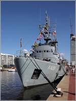 Der Marine-Seeschlepper A 1451 WANGEROOGE wurde am 08.04.1968 in Dienst gestellt. Gebaut wurde er auf der Werft Schichau Unterweser AG in Bremerhaven. Während des SeeStadtFestes in Bremerhaven konnte die WANGEROOGE also ihren 50. Geburtstag in ihrem Geburtsort feiern. 26.05.2018