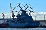 A 1412 (Frankfurt am Main) , Versorgungsschiff , Bundesmarine , 173,7 x 24m , Baujahr 2002 , 29.04.2026 , Rostock-Warnem�nde