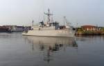 HNLMS WILLEMSTADT M 864 Minensucher im Natoverband zur Visite in Lbeck...