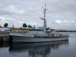 Dänisches Küstenschutzschiff MHV 906 Fænø, Baujahr 2007, gesehen im Hafen von Helsingor (20.07.2021)