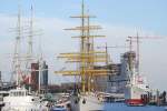 Das Segelschulschiff Gorch Fock zu Gast in Hamburg am 07.08.10