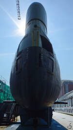 U-Boote der Toti-Klasse sind die ersten nach dem Zweiten Weltkrieg in Italien gebauten U-Boote. (Museum für Wissenschaft und Technik in Mailand, April 2015)