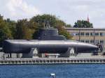 Das U-Boot Saelen war von 1993 bis 2004 im aktiven Dienst in der Royal Danish Navy; Freigelände Royal Danish Naval Museum (Orlogsmuseet), Kopenhagen, 05.09.2013