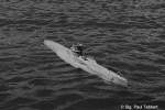 Eine historische und wertvolle Aufnahme aus dem Familienarchiv: Ein deutsches U-Boot vom Typ VII B auf Feindfahrt in den Nordatlantik. Aufgenommen von meinem Grovater, der Pilot bei der Luftwaffe war, 1942 aus einem Aufklrungsflugzeug.