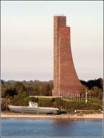 Das Marineehrenmal und U-995 in Laboe. 08.05.2008
