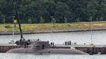 U-Boot S 182 (U 32) am 19.07.2021 in der Kieler Förde unweit Laboe