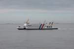 Die  Uthlande  (IMO 7909619) der W.D.R. auf der Fahrt von Wyk (Insel Fhr) nach Dagebll am 27.04.2010, im Hintergrund die Hallig Langene.
Die Uthlande 4 der W.D.R. (Baujahr 1980/Umbau 1986) wurde im Juni 2010 durch einen Neubau ersetzt, die Uthlande 5 (Baujahr 2010, IMO 9548407).