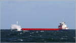 Die 2012 gebaute HUELIN DISPATCH (IMO 9518218) ist auf der Nordsee Unterwegs. Sie ist 88,6 m lang und 12,69 m breit, hat eine GT/BRZ von 2.597, eine DWT von 3.748 t und eine Kapazitt von 188 TEU. Heimathafen ist Dundalk (Irland). Frherer Name: FAMKE, BALIN DISPATCH. 13.09.2019