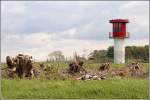 Das Warnfeuer Hubertsberg warnt die Schifffahrt auf der Ostsee vor dem Schiebetrieb in den Warngebieten Todendorf und/oder Putlos. Aufnahmedatum: 25.05.2006
