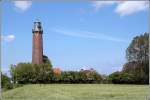 Der Leuchtturm Neuland wurde 1915/16 erbaut und 1918 in Betrieb genommen. Bis 1996 diente er als Orientierungsfeuer, seither als Warnfeuer der Bundesmarine bei Schiebungen in den Warngebieten Todendorf und Putlos. Aufnahmedatum: 25.05.2006