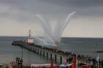 Feuerlschschiff auf der Ostsee beim Kreisfeuerwehrfest am 19.09.2011 am Schnberger Strand.