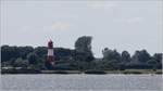Der 24 m hohe Leuchtturm Falshöft war von 1910 bis 2001 in Betrieb. 05.07.2017