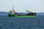 Laderaumsaugbagger MELLINA (IMO 9260689) vor Sassnitz.