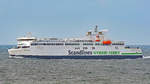 Scandlines Hybrid Ferry COPENHAGEN am 31.10.2018 in der Ostsee auf dem Weg nach Rostock-Warnemünde