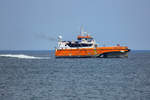 World Calima (IMO 9684316) vor Sassnitz ist der vierte Offshore Zubringer aus der World Familie nach Bora, Golf und Scirocco.