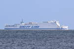 WOLIN , Ro-Ro/Passenger Ship , IMO 8420842 , Baujahr 1986 , 186.02 × 23.7m , Ostsee Höhe Ahlbeck , 28.02.2020 , 85-90 LKW-Kombinationen, 50 Autos, 370 Passagiere