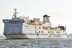 TT-Line-Fährschiff HUCKLEBERRY FINN (IMO 8618358) am 09.09.2021 in der Ostsee 