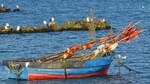 Fischereiboot HAF 2 am 22.09.2021 in der Ostsee bei Sierksdorf