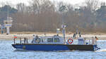 Polizeiboot WAGRIEN am 13.03.2022 in der Ostsee vor Lübeck-Travemünde